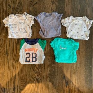 Boys 3 month onesies from Carters (5 pack)